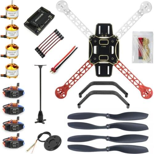 RC Drone Quadcopter 4-axis Aircraft Kit F330 MultiCopter Frame 6M GPS APM2.8 Flight Control No Transmitter No Battery F02471-E