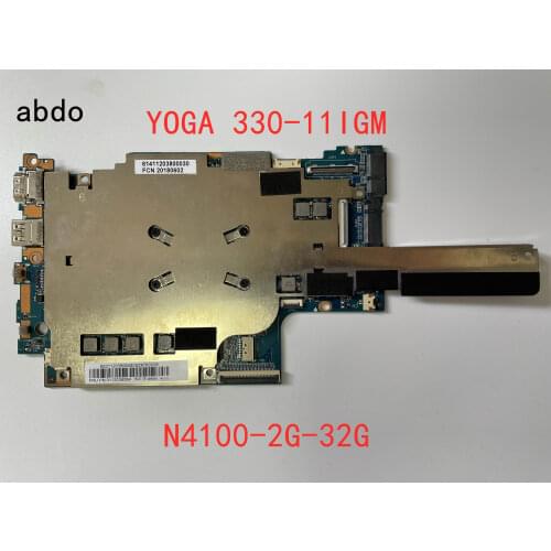 For Lenovo ideapad Yoga 330-11IGM Flex 6-11IGM Laptop motherboard Onboard N4100 CPU 2G RAM 32G HDD