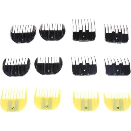 4Pcs/set Barber Styling Tools Set Universal Hair Clipper Limit Comb Replacement Guide Attachment Size