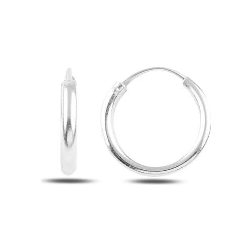 Silverlina Silver 16mm Simple Ring Earrings