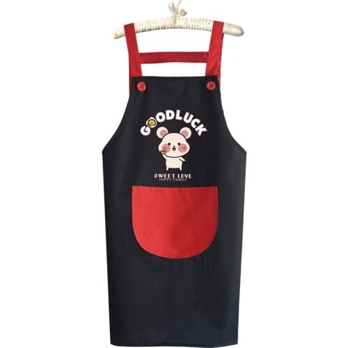 Kitchen Funny Aprons For Women Oil Resistant With Big Pockets Cute Aprons Waterproof Cooking Bib Barbecue for Men