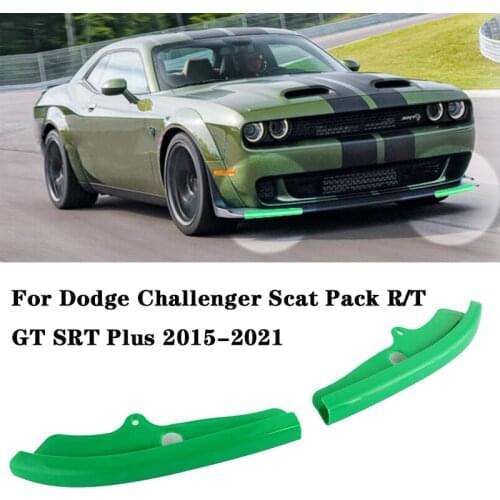 Front Bumper Lip Protector Cover For Dodge Challenger Scat Pack R/T GT SRT Plus 2015-2021 Bumper Protector Diffuser