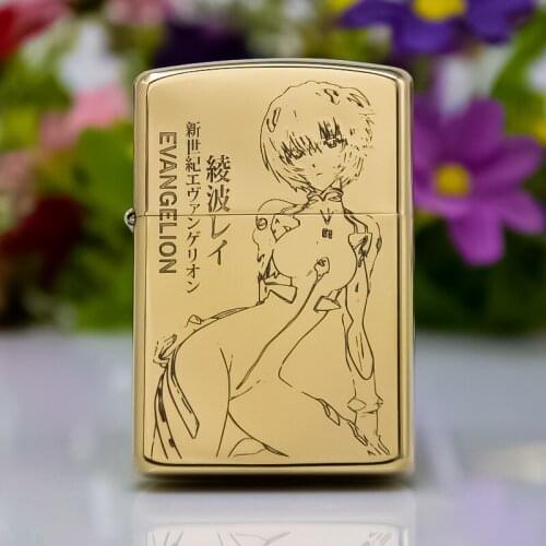 Zorro Pure Copper Kerosene Lighter Brass Carving Fuyin Soldier Girl Pattern Gasoline Oil Lighter Outside Tool Men Gift