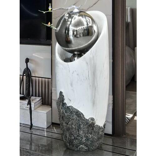 Zq Light Luxury Creative Floor-Standing Decorations Decoration Living Room Home Furnishings TV Cabinet Water Fountain