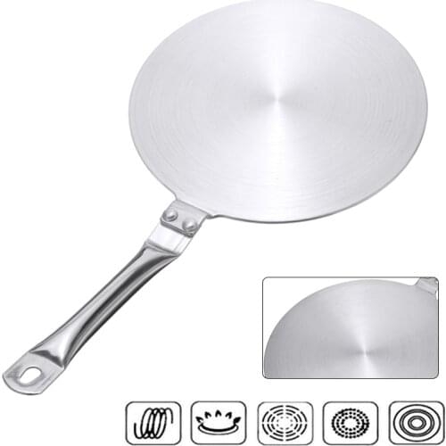 7.9'' HSS Aluminium Induction Hob Converter Kitchen Heat Diffuser Stove Pan Disc Adapter Plate Multi For Gas Induction Cookware