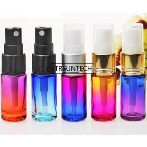 5ml Gradient Spray Bottle Portable Travel Refillable Bottle Empty Cosmetic Containers Mini Perfume Atomizer F20173345