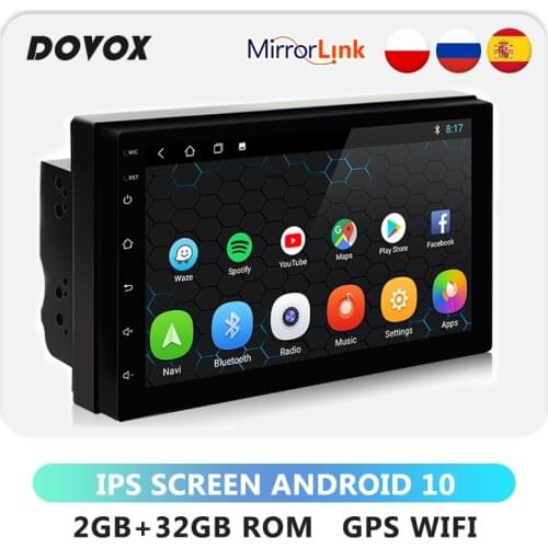 DOVOX Android 2din GPS Radio Car Multimedia Video Player 2 Din IPS Screen Autoradio Stereo Navigation Wifi For VW Toyota Nissan