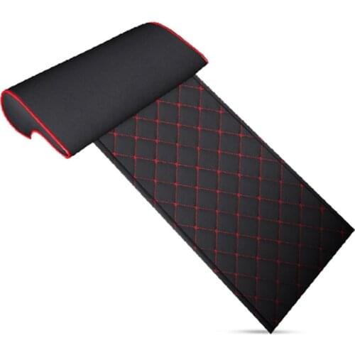 Automobile Seat Leather Leg Pad Support Extension Mat Soft Foot Support Leg Leather Cushion Knee Pad Memory Universal