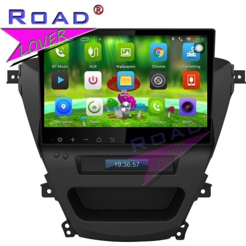 TOPNAVI Android 6.0 2G+32GB 10.1" 1024*600 Car Media Center Video For Hyundai Elantra 2012 Stereo GPS Navigation NO DVD Player