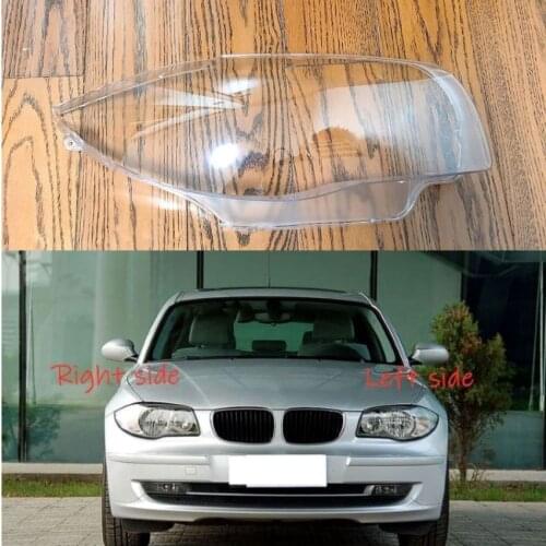For BMW 1 Series E87 2008 2009 2010 2011 Car Headlight cover Headlamp Lens Auto Shell Cover