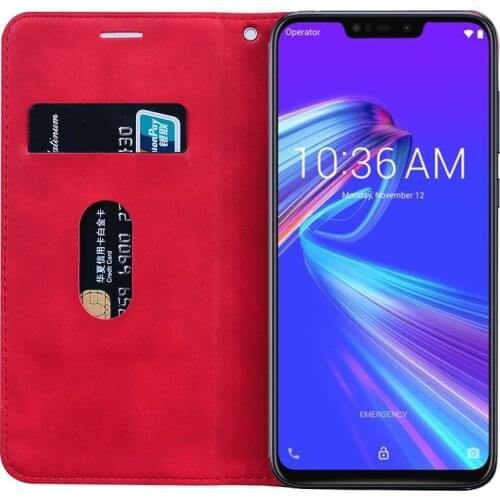 Phone Bag For Carcazas ASUS ZenFone Max M2 ZB633KL ZB 633KL ZB633 KL ZB632KL Leather Flip Case For ASUS X01AD X01ADA Cover Coque