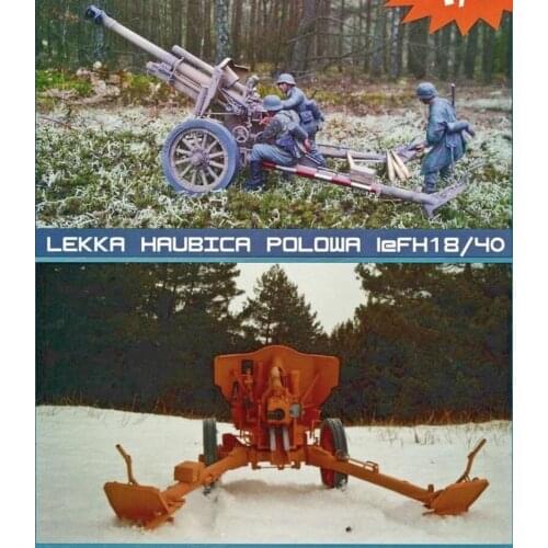DIYMyModel German leFH 18-40 105mm light howitzer 1:16 DIY Handcraft Paper Model KIT Handmade Toy Puzzles Gift Movie props