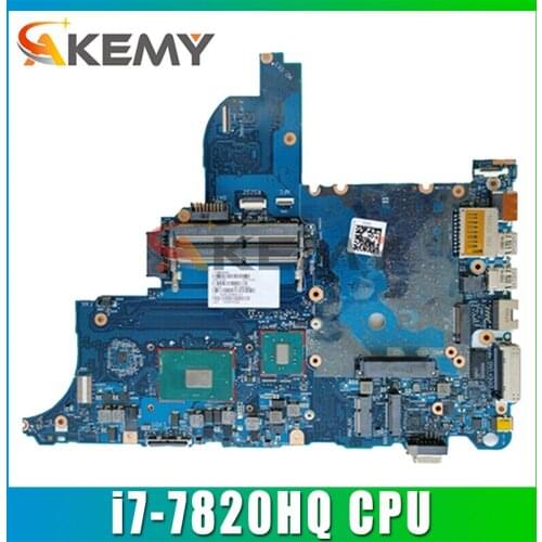 For HP PROBOOK 650 G3 Laptop Motherboard With SR32N i7-7820HQ 918110-001 918110-601 DDR4 MB 100% Tested Fast Ship