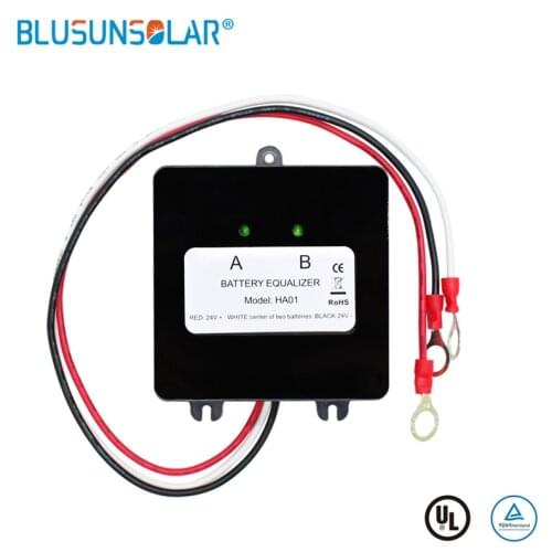 Battery Equalizer for 2x12V Flood AGM Lead Acid Batteries HA01 Voltage balancer Battery charger Regulator in Serial
