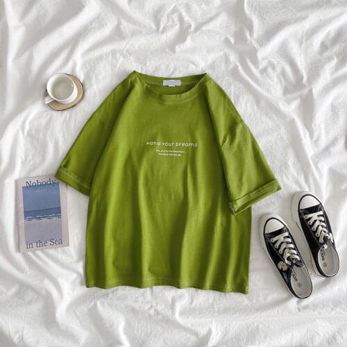 T-shirt Women Short Sleeve Couple Students Friends Tops Loose Style Lightweight Fashion Leisure Plus Size 7XL Tees Clothing Top