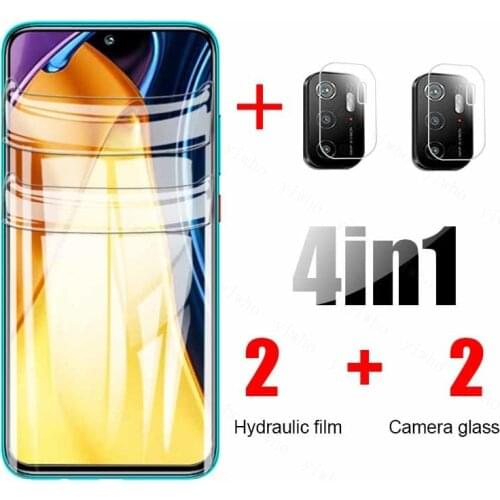 Hydrogel Film For XIAOMI POCO M3 Pro Screen Protector For xiaomi pocophone x3 Pro F3 Film pocox3 Camera Phone Protective Film