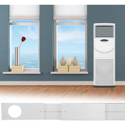 Portable Air Conditioner PVC Window Seal Plate Kit Adjustable Length Window Vent Kit For Most Vertical And Horizontal Sliding