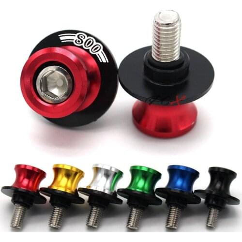 Motorcycle CNC Aluminum Swingarm Spools slider 10mm stand Screws For Kawasaki W800/SE 2012 2013 2014 2015 2016