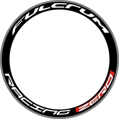 RACING Bikes Wheel Stickers Rims Decals ZERO Waterproof Sticker Reflective For 35/3540/45/50mm fr0 Bicycle Bike Cycle 2 Wheels