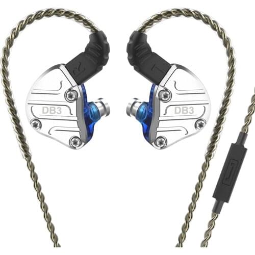 NiceHCK DB3 1BA+2DD Hybrid 3 Driver Units In Ear Earphone Monitor IEM Headset HIFI Earbud for Audiophile