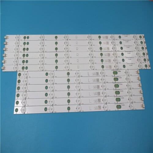 100%new Original 1005mm LED Backlight strip For Philips 50 INCH LB-PF3030-GJFHD500611-L/R-H tv parts 12pcs