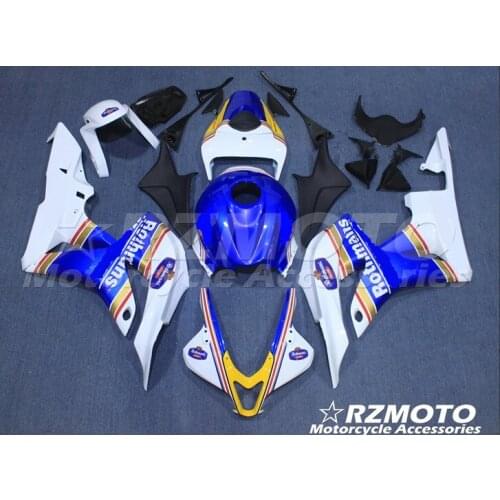 New ABS Motorcycle Fairing Fit For Honda CBR600RR F5 2007-2008 Bodywork Injection Mold White Blue
