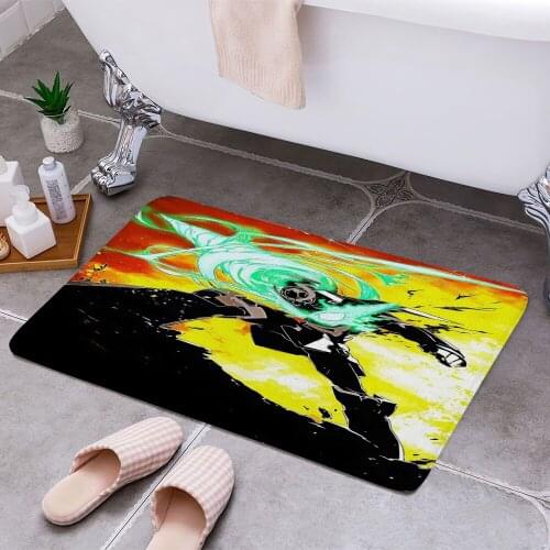 Gurren Lagann Anti-slip Doormat Vacuuming Water Absorbing Kitchen Bedroon Bath Floor Mats Home Entrance Home Decora