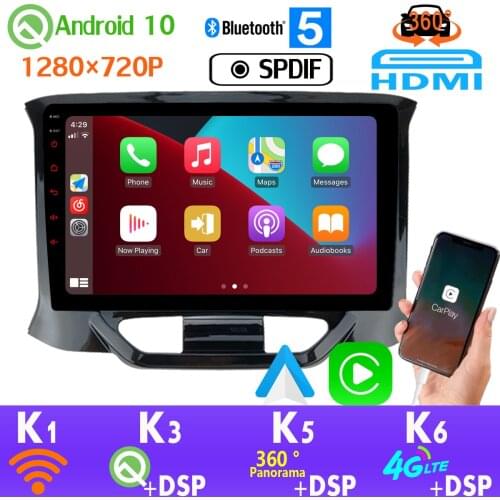 PX6 4+64G 1280*720P Android 10.0 GPS Radio For LADA Xray X ray 2015-2019 Car Multimedia Player Head Unit 360 4*AHD Camera auto