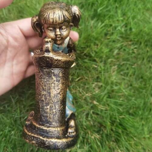 Garden Miniatures Decoration Cartoon Figure Shaped Resin Sculpture Decorative Artware Home Decor for Backyard Park Figurine Toy