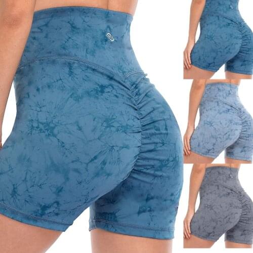 Jogger Running Seamless High Waisted Yoga Shorts Summer Women Push Up Pocket Yoga Shorts Pants Fitness Workout Short Leggings