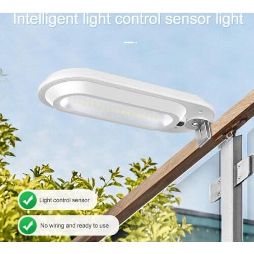 Solar Garden Light LED Wall Lamp Waterproof Outdoor Street Light Garden Lamp Intelligent Light Control Outdoor Toilet Lights