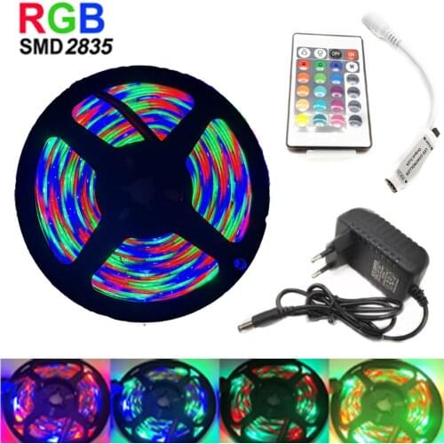RGB LED Strip 15M 20M Led Light Tape SMD 2835 5M 10M DC 12V Waterproof RGB LED Light diode Ribbon Flexible Controller