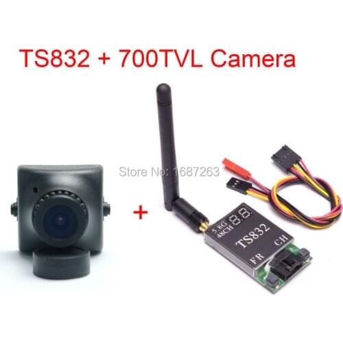 TS832 5.8Ghz 48CH 600mW FPV AV Wireless Transmitter + 700TVL Camera w/ 2.8mm wide angle lens COMS for QAV-R 220 Quadcopter