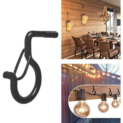 String Light Hook Q Hanger Heavy Duty Ceiling Screw In Hook For Christmas String Lights Plants Party Decoration Promotion