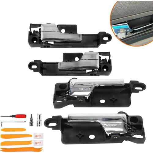 4PSC 6E5Z-5422600-AA FR 6E5Z-5422600-A FL Door Inner Handle + Toolkit For Ford 6E5Z-5422601-B RL 6E5Z-5422600-A RR