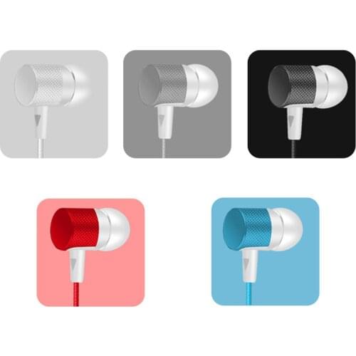 Y13 3.5mm Dual Loudspeakers Dynamic HiFi In-ear Wired Earphone Sport Earbuds