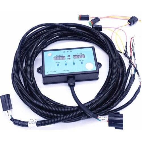 Excavator parts for computer board universal hydraulic pump flow controller universal proportional solenoid valve controller