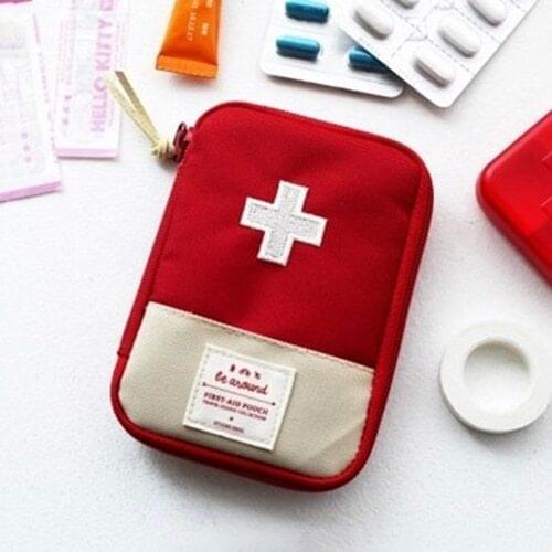 Outdoor First Aid Emergency Medical Bag Medicine Drug Pill Box Home Car Camping Survival Kit Emerge Case Small 600D Oxford Pouch