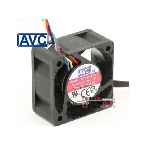 AVC New original DS04020R12MP 4020 40mm 12v 0.15A 4 line support PWM cooling fan 40*40*20mm