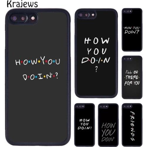 Krajews Central Perk Coffee friends tv show how you doin phone Case For iPhone 6 7 8 Plus 11 12 Pro X XR XS Max Galaxy S8 S9 S10