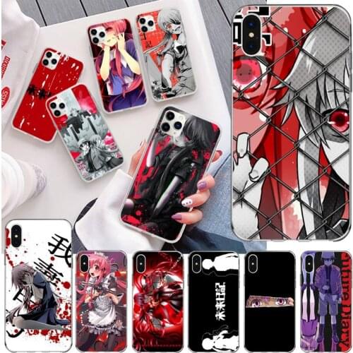 Anime Mirai Nikki Phone Case for iphone 12 pro max mini 11 pro XS MAX 8 7 6 6S Plus X 5S SE 2020 XR cover