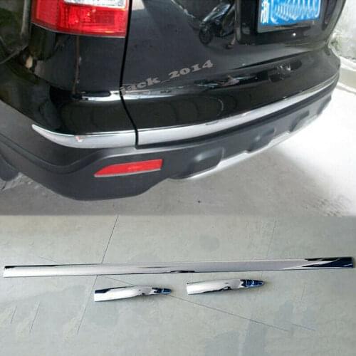 Chrome Rear Trunk Lid Tailgate Door Cover Molding Trim For HONDA CRV 2007-2011