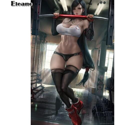 Canvas Print Anmie Film F Tifa Sexy Girl Art Posters 40x60 50x70 60x90 Modern Wall Art Bedroom Home Decorative Painting