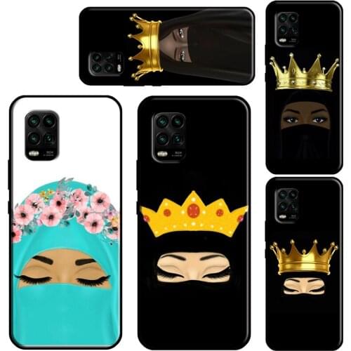 Indian Muslim Niqabi Crown Phone Case For Xiaomi Mi 10T Pro 9 10 11 Lite Ultra A3 POCO F3 F1 F2 M3 Pro X3 Soft Cover
