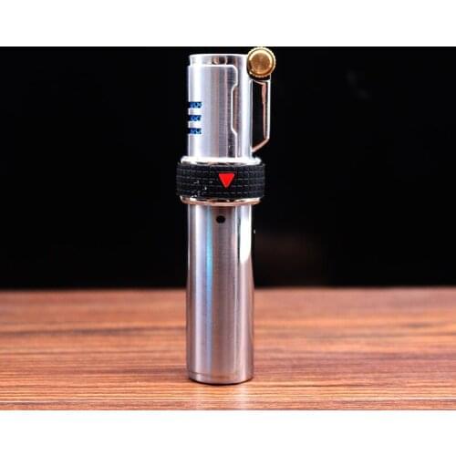 Mini Torch Butane Gas camping Lighter Portable Three Jet Cigar Smoking Flint Lighter Cigarettes Accessories Gadgets For Men