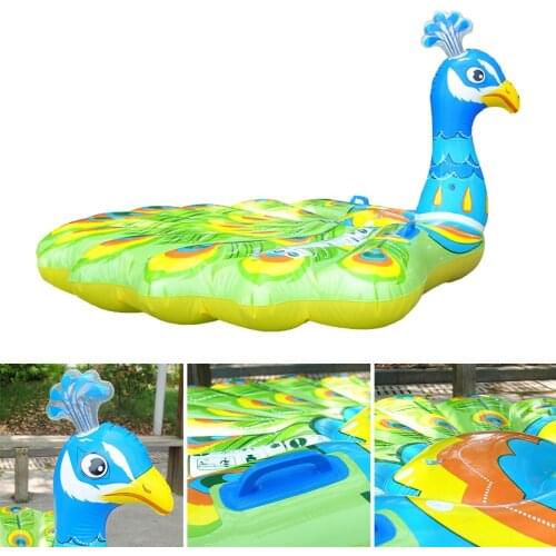 2021 New Mount Floating Row Inflatable Summer Pool Floating Bed Children Water Mounts Water Animal Inflatable Toy Floating Row