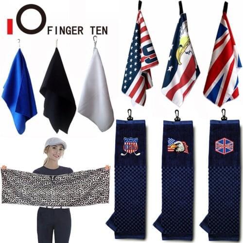 Golf Towel Clip Hook Microfiber Rack Women Quick-Dry Club Ball Clean Towels 1 Pc Fitness Sports Swimming Running Drop Shipping