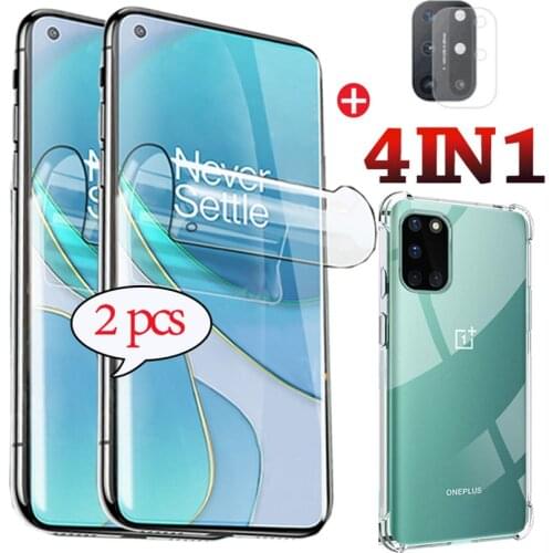 Oneplus+8t, pelicula ,HD Clear Soft Glass for oneplus 8t Hydrogel Film one plus 8 pro screen protector oneplus 8t 8 t case glass