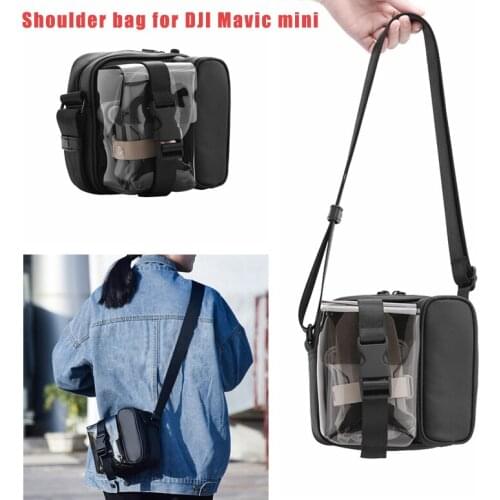 Portable Shoulder Bag Carrying Case for DJI Mavic Mini Drone Smart Controller Battery Osmo Pocket Action Waterproof Travel Bag