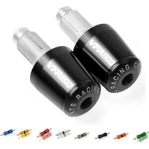 Motorcycle CNC Aluminum Handlebar Grips Ends Hand Bar Caps For Honda VFR 800 VFR800 F VFR800F 2002 2003 2004 - 2015 2016 2017